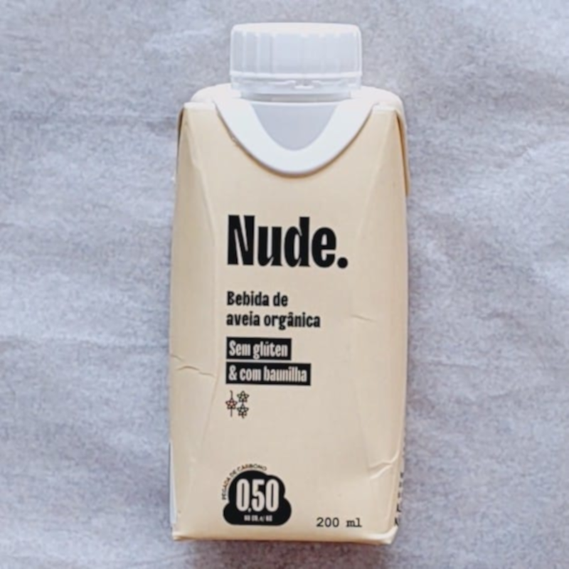 Bebida de Aveia Sem Glúten e com Baunilha (200ml) - Nude