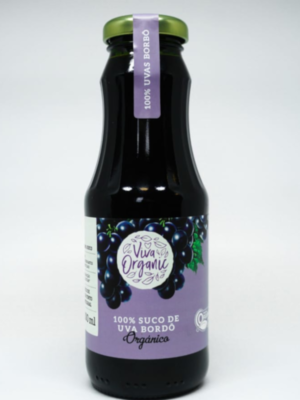 Suco de Uva Tinto Integral Bordô Orgânico (270ml)